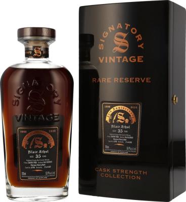 Blair Athol 1988 SV Rare Reserve Cask Strength Collection Oloroso Sherry Butt 55.9% 700ml