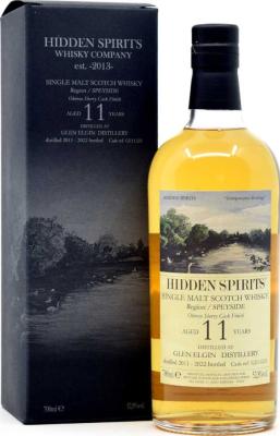 Glen Elgin 2011 HiSp Oloroso Sherry cask finish 52.8% 700ml