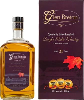 Glen Breton Rare 21yo 43% 700ml