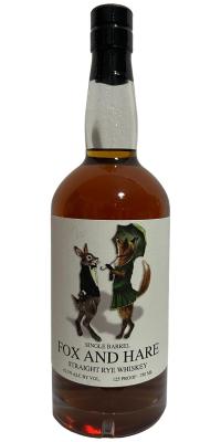 Taconic Distillery 4yo Fox And Hare Straight Rye Whisky 62.5% 700ml