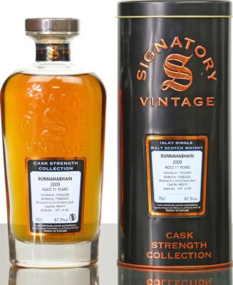 Bunnahabhain 2009 SV Cask Strength Collection 1st Fill Sherry Butt #900074 67.3% 700ml