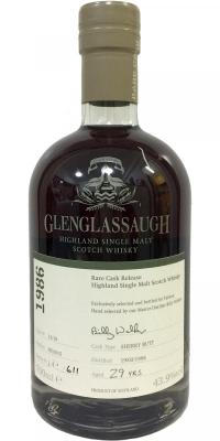 Glenglassaugh 1986 Rare Cask Release Sherry Butt 12/10 43.9% 700ml