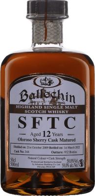 Ballechin 2009 Oloroso Sherry Cask 58% 500ml