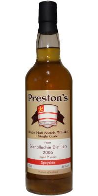 Glenallachie 2005 Bewh Preston's 46% 700ml