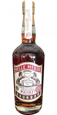 Belle Meade Bourbon 2006 Single Barrel #2007 Original Wine Club 56.85% 750ml