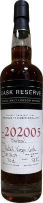 Bimber 2020 Private Cask Reserve Peated Virgin Oak Bimbos 58.8% 700ml