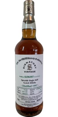 Glenlivet 1997 SV The Un-Chillfiltered Collection 1st Fill Sherry Butt #157412 46% 700ml