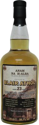 Blair Athol 1989 ANHA The Soul of Scotland 23yo Bourbon Hogshead #2933 50.1% 700ml