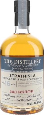 Strathisla 2003 The Distillery Reserve Collection 2nd Fill Butt #7352 62.6% 500ml