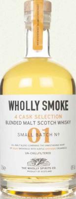 Wholly Smoke Small Batch #01 Blended Malt Scotch Whisky 46% 700ml