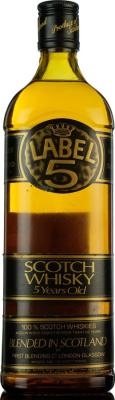 Label 5 5yo 40% 500ml