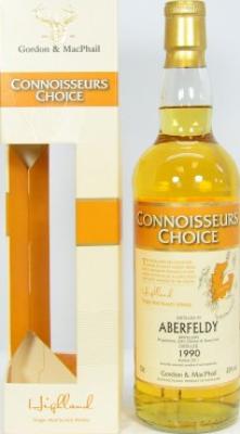 Aberfeldy 1990 GM Connoisseurs Choice Refill Sherry Casks 43% 700ml