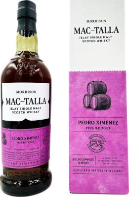 Mac-Talla Feis Ile 2023 MSWD Pedro Ximenez 54.6% 700ml