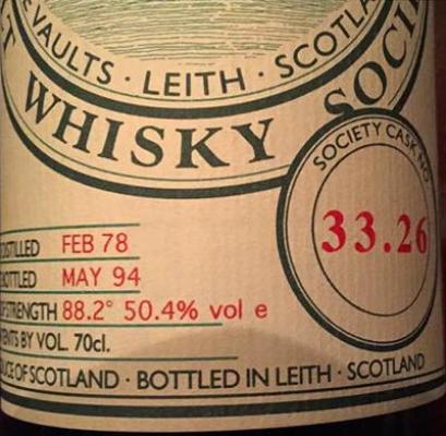 Ardbeg 1978 SMWS 33.26 50.4% 700ml