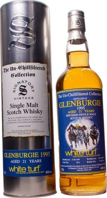 Glenburgie 1995 SV White Turf The Un-Chillfiltered Collection #6511 World of Whisky St. Moritz 46% 700ml