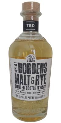 The Borders Distillery WS:01 Borders Malt & Rye Workshop Series 40% 700ml