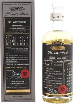 Bowmore 13yo DL Private Stock Barrel Friday 13th Lucky For Some' 43% 700ml