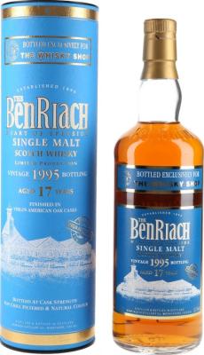 BenRiach 1995 17yo Four Casks The Whisky Shop 53.1% 700ml