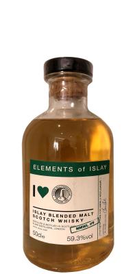 Peat Islay Blended Malt Scotch Whisky SMS Elements of Islay I love NMWL #9 Daracha AS 59.3% 500ml