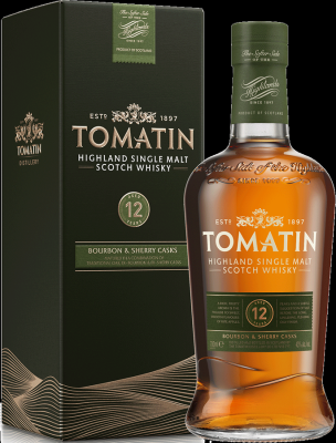 Tomatin 12yo Sherry Cask Finish 43% 750ml