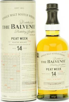 Balvenie 2002 Peat Week American Oak 48.3% 750ml