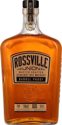 Rossville Union Master Crafted Barrel Proof Straight Rye Whisky 56.3% 750ml