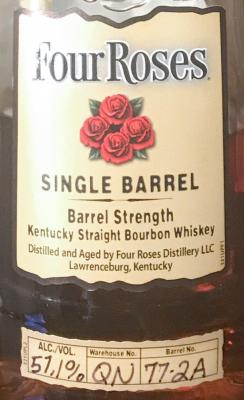 Four Roses Single Barrel 57.1% 750ml