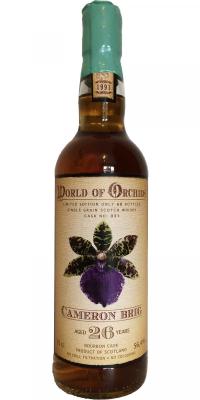Cameronbridge 1991 JW Cameron Brig World of Orchids Bourbon Cask #031 Hauptstross 100 56.4% 700ml