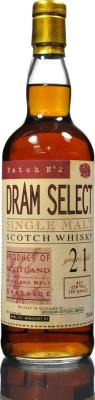 Dram Select 21yo IM Batch #2 MHW Ltd Manhasset NY 43% 750ml