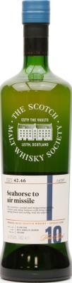 Tobermory 2008 SMWS 42.46 Seahorse to air missile Refill Ex-Bourbon Barrel 61.9% 700ml