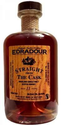 Edradour 2002 Straight From The Cask Sherry Cask Matured #1211 58.5% 700ml