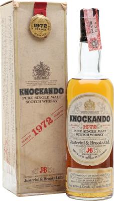 Knockando 1972 by Justerini & Brooks Ltd Dateo Import S.p.A. Milano 43% 750ml