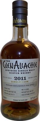 Glenallachie 2011 Single Cask Ruby Port Pipe Spec's 58.2% 700ml