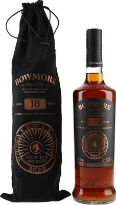 Bowmore 18yo Limited Edition 1st Fill Oloroso Sherry Feis Ile 2020 but sold at Feis Ile 2021 51.2% 700ml