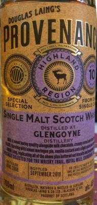 Glengoyne 2008 DL Refill Hogshead The Whisky Trail Royal Mile Edinburgh 46% 700ml