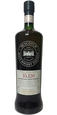 Glen Moray 2001 SMWS 35.120 Sugar and spice and all things nice Refill Ex-Chardonnay Hogshead 58.1% 700ml