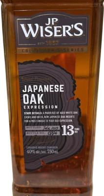 J.P. Wiser's 13yo Collector's Series Expression 40% 750ml