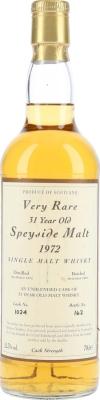 Glenlivet 1972 MacD Very Rare Speyside Malt #1024 52.3% 700ml