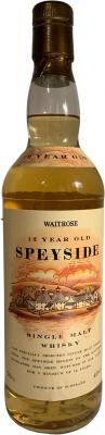 Waitrose 12yo IM Speyside Single Malt Oak 40% 700ml