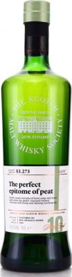 Caol Ila 2007 SMWS 53.273 The perfect epitome of peat 10yo Refill Ex-Bourbon Hogshead 59.6% 700ml