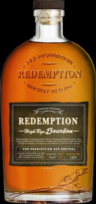 Redemption Rye new charred oak barrels 46% 750ml