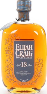 Elijah Craig 18yo Single Barrel New Charred White Oak 4326 45% 750ml