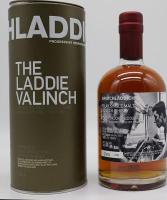 Bruichladdich 2007 Laddie Crew Valinch 36 Gordon MacDougall Pedro Ximenez R122460007 Distillery Only 60.7% 500ml