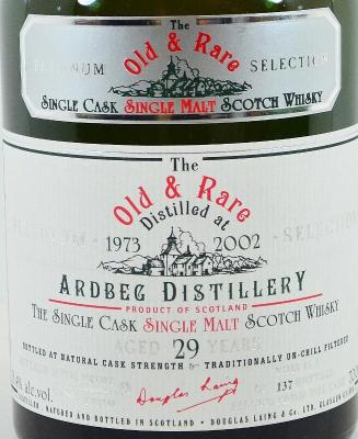 Ardbeg 1973 DL Old & Rare The Platinum Selection 29yo 51.4% 700ml