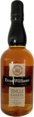 Evan Williams 2005 Single Barrel Vintage American Oak Barrels 375 43.3% 700ml