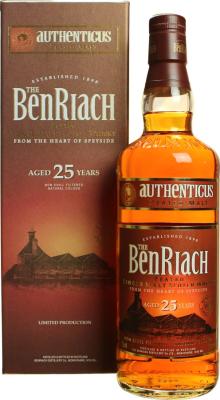 BenRiach Authenticus Bourbon & Sherry Casks 46% 700ml