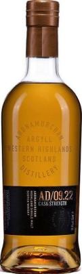 Ardnamurchan AD 09.22 Cask Strength Bourbon & Sherry 58.4% 700ml