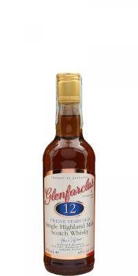 Glenfarclas 12yo 12 in blue oval 43% 350ml