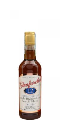 Glenfarclas 12yo 12 in blue oval 43% 350ml