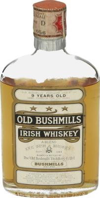 The Old Bushmills Distillery 9yo Italian Market 43% 250ml